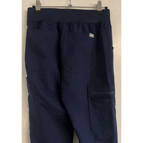 Figs Yola With Yoga Waistband Skinny Women's Scrub Pants XXS Navy - Picture 4 of 9